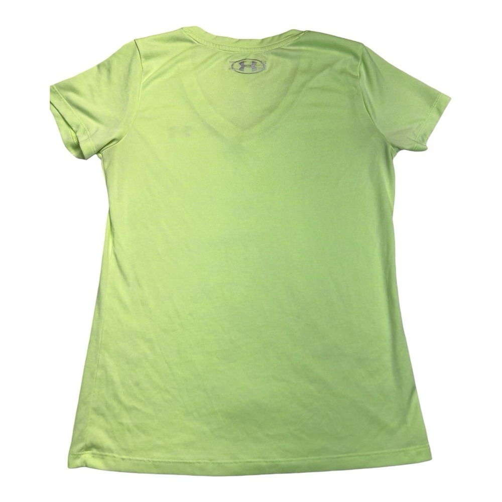Under Armour HeatGear Womens XS T Shirt V Neck Short Sleeve Athletic‎ Top